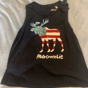 Abercrombie kids moose logo tank